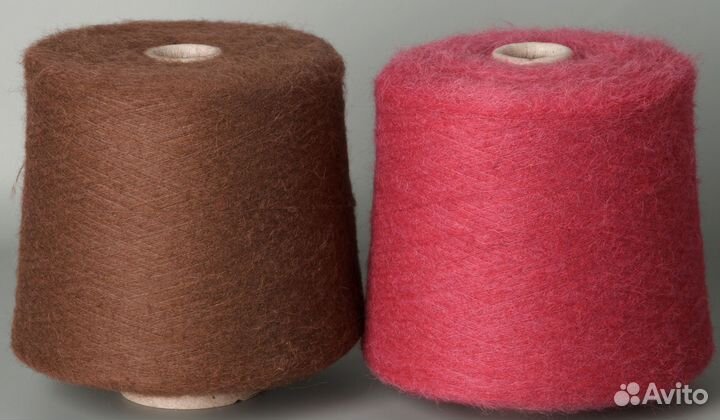 Пряжа Сури альпака с яком в бобинах