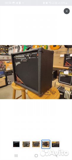 Гитарный комбоусилитель 40вт 2 канала