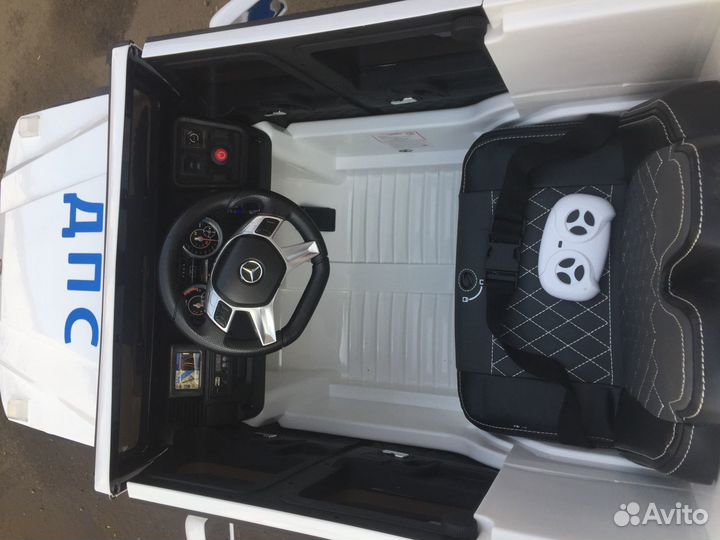 Детский полицейский джип 4WD mercedes-benz G65
