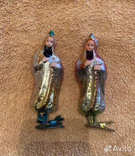Елочная игрушка СССР Царевна Весна, раритет