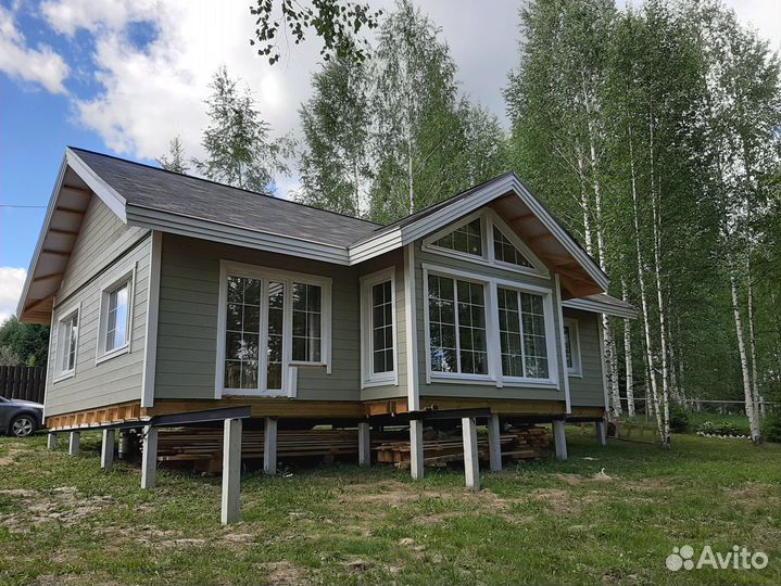 Каркасный дом 8х7