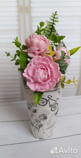 Букеты из мыла ручной работы (в наличии)