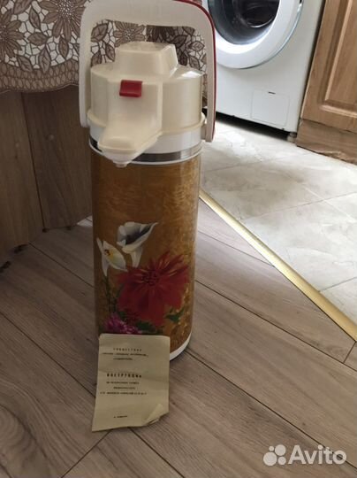 Пневматический термос для жидкости 3,2 литра