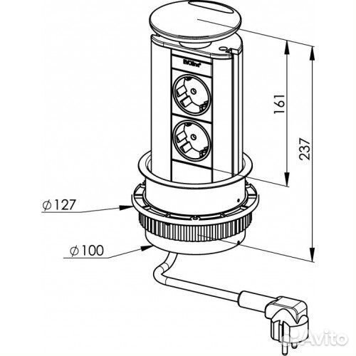 Выдвижной блок Evoline Port Standart 931.00.033