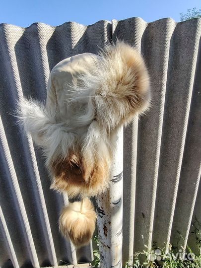 Шапка ушанка женская натуральный мех