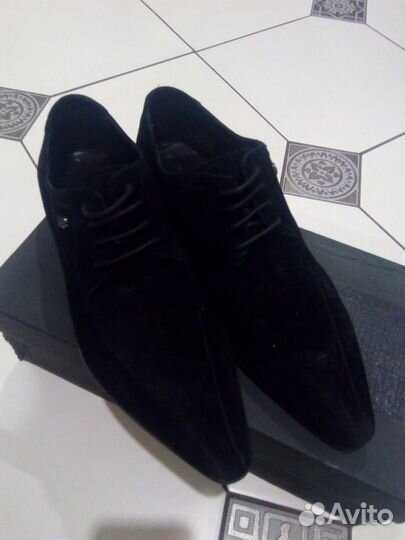 Замшевые туфли Paolo Conte