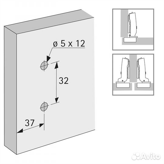 Монтажная планка system 8099 для sensys, L37, D3