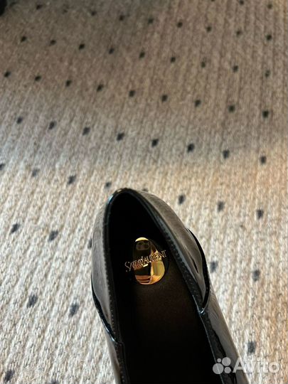 Балетки женские YSL Poppy премиум лаковые/ сатин