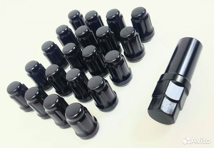 Гайки topfit Super lock nuts многогранные (сталь/ч