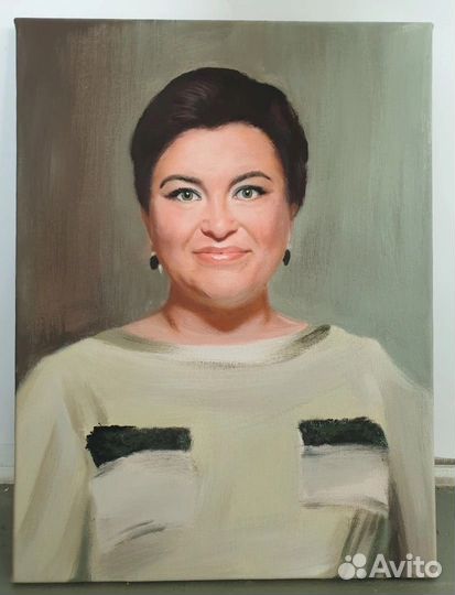 Портет маслом на холсте