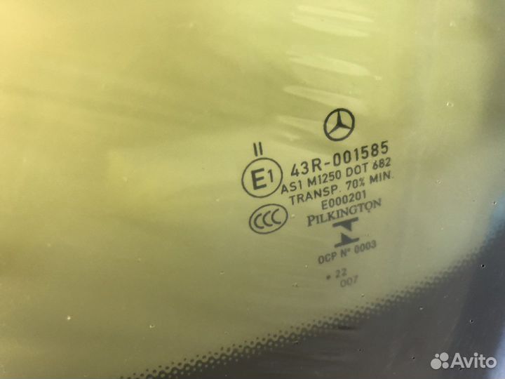 Лобовое стекло Mercedes E class W213 проекция