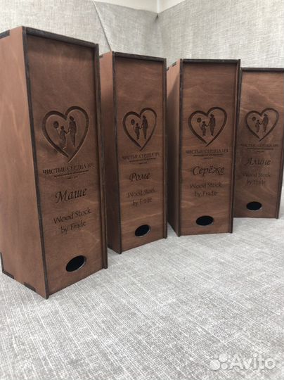 Подарочная коробка для бутылки