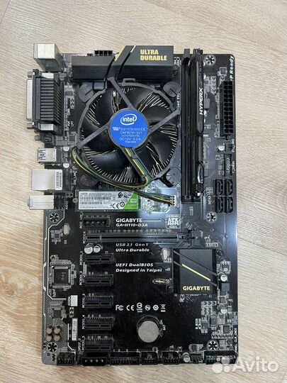 Материнская плата с процессором intel celeron