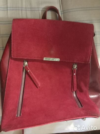 Рюкзак кожа молнию менять