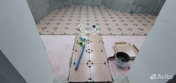 Укладка плитки керамогранит