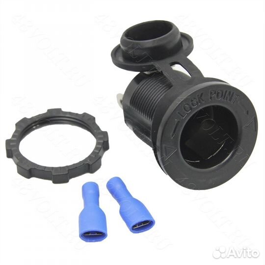 Встраиваемый прикуриватель 12-24v