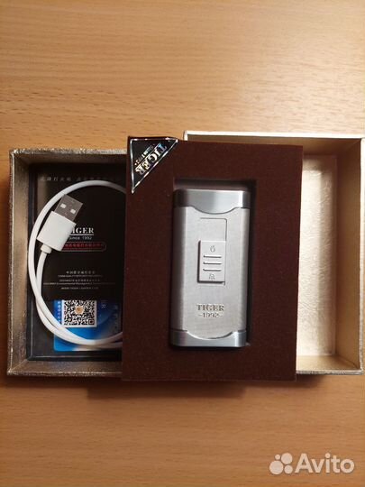 Зажигалка Tiger since 1992 USB электрическая имп