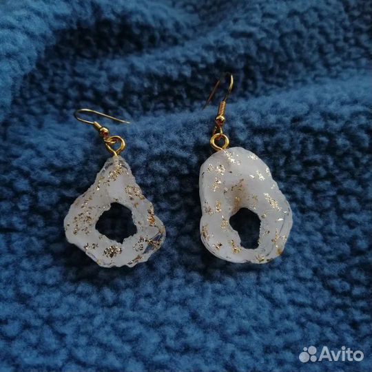 Серьги из эпоксидной смолы