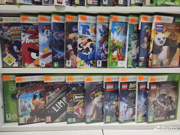 Игры на xbox 360 лицензия (Детский мир) Обмен