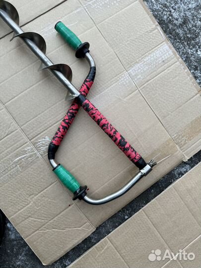 Титановый ледобур Мусеева на 90мм спортивный