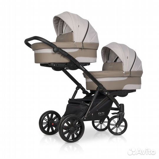 Коляска для двойни Riko Team 2 в 1
