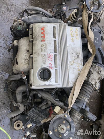 Двигатель 1MZ-FE Toyota Alphard MNH15 1MZ-181195