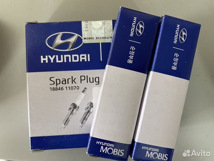 Свечи зажигания Hyundai Solaris оригинал