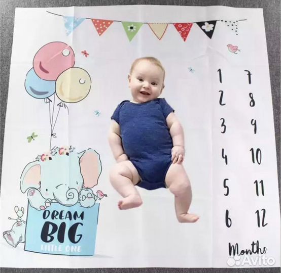 Коврик для фотосессии, детский