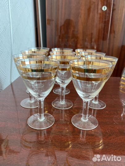 Стеклянные рюмки времён СССР