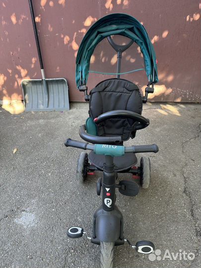 Детский трехколесный складной велосипед qplay rito