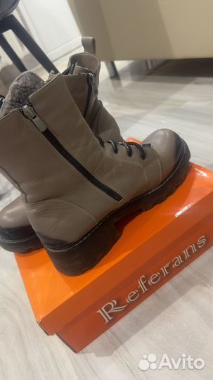 Ботинки женские кожаные