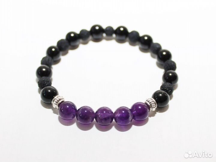 Браслеты из агата, авантюрина, шунгита и лунного