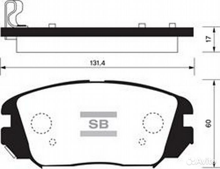 Колодки тормозные hyundai sonata V(NF) /KIA opirus
