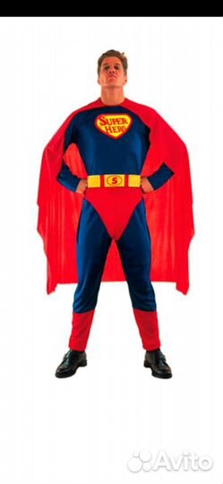 Карнавальный костюм Супермен на взрослого