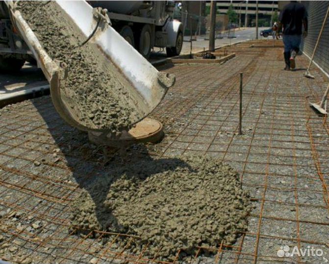 Бетон с доставкой в миксерах