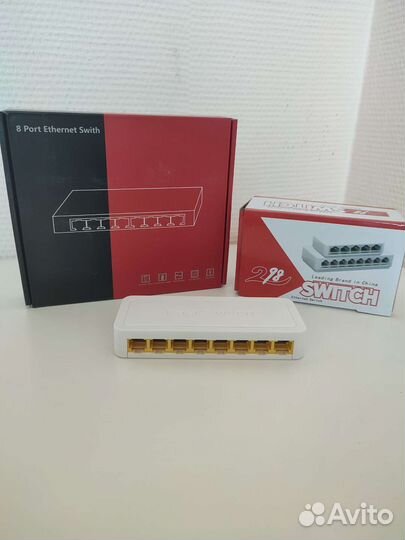 Коммутаторы новые 8 и 16 портов (без POE/POE)