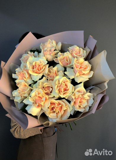 Розы пионовидные Цветы