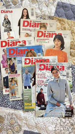 Журналы по вязанию и шитью Diana, Burda, Золушка