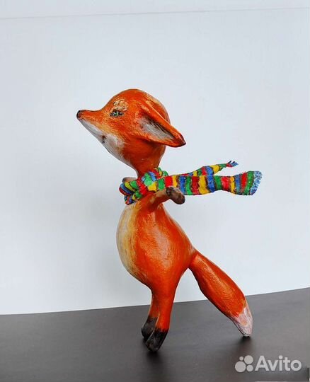 Лисёнок. Статуэтка.Ручная работа