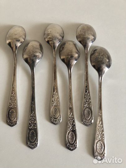 Мельхиоровые вилки и ложки