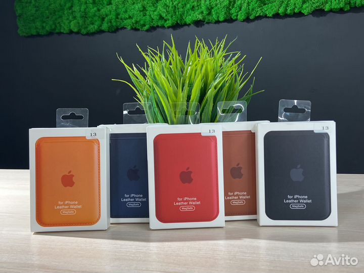 Картхолдер iPhone Leather Wallet MagSafe