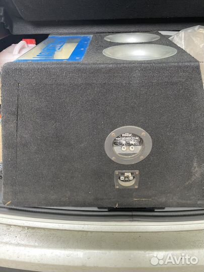 Сабвуфер и усилитель бу в автомобиль