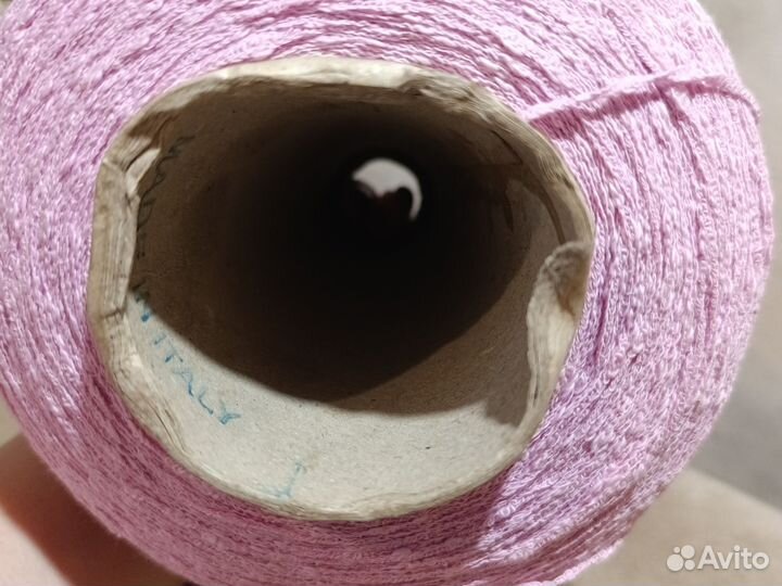 Пряжа для вязания хлопок и пайетки