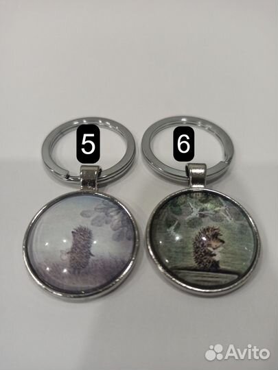 Брелок для ключей Ёжик в тумане