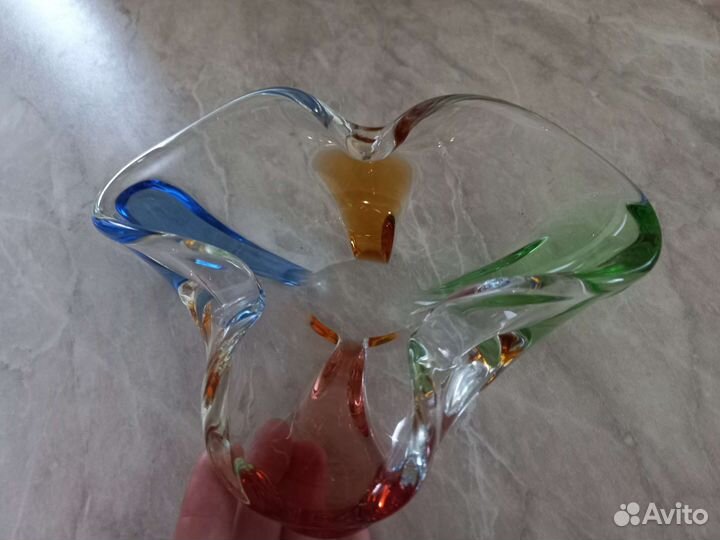 Пепельница вазочка Чехословакия