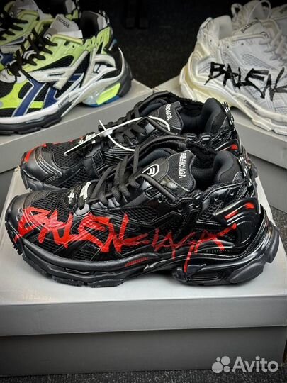 Кроссовки balenciaga runner graffiti
