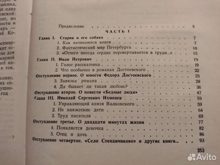 Н. Долинина, Предисловие к Достоевскому