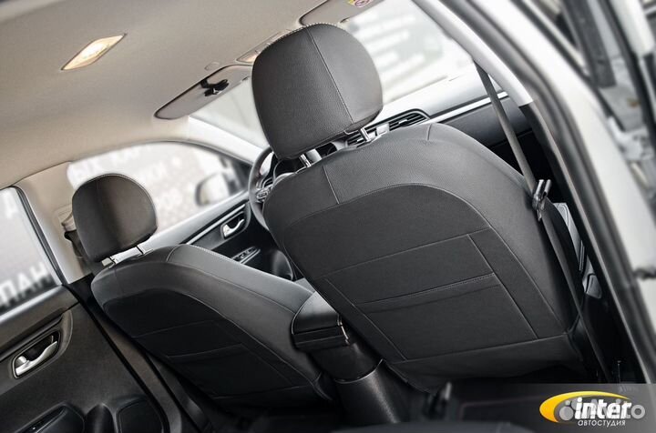 Каркасные авточехлы соты для KIA Rio (4gn)