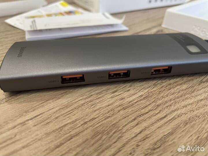 Адаптер Baseus 8in1 USB-C