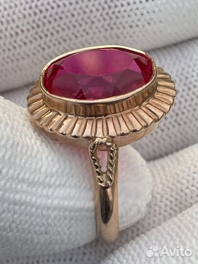 Золотое кольцо СССР 583 пробы 7,53гр 19,5 размер